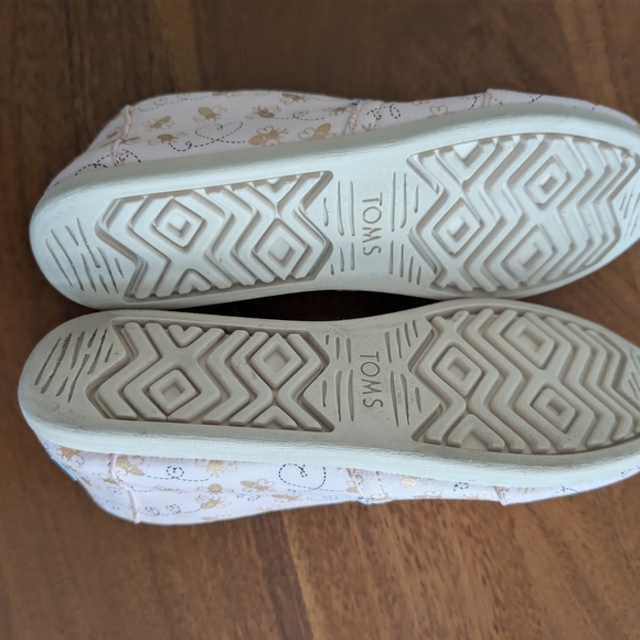 Toms Womens Bee Mine Alpargata Espadrille - Pink Women's Size 8 - Picture 9 of 9